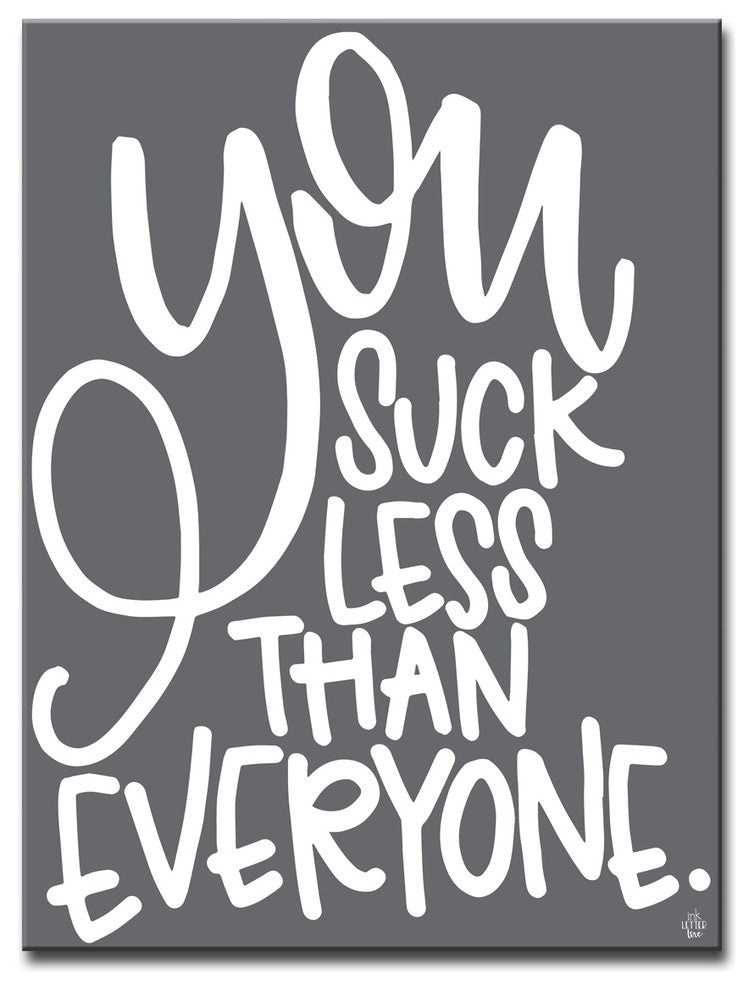 Ready2HangArt 'YouxLess' by Ink Letter Love Canvas Art, 40"x30"