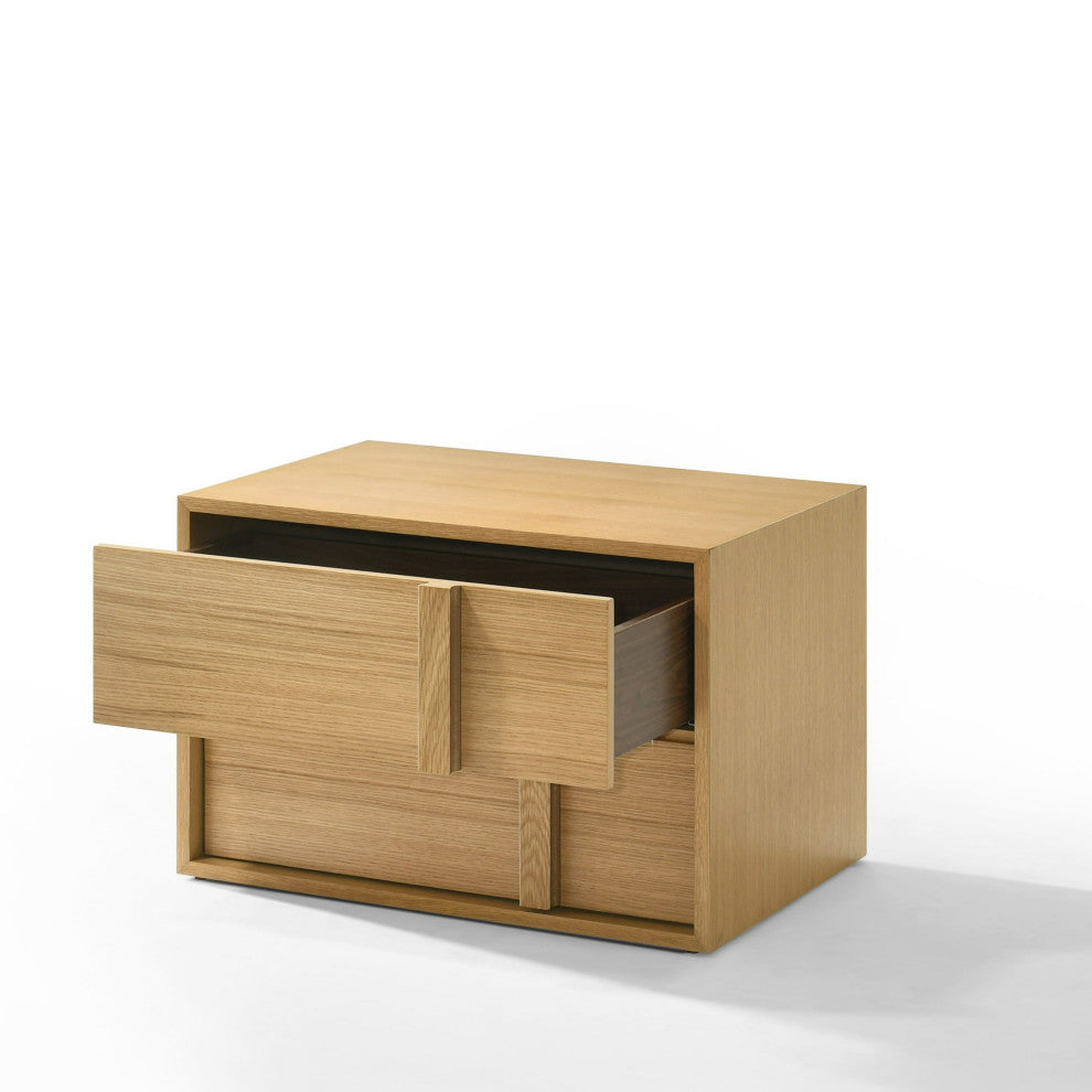 Nova Domus Berlin Modern Natural Oak Bedroom Set, California King