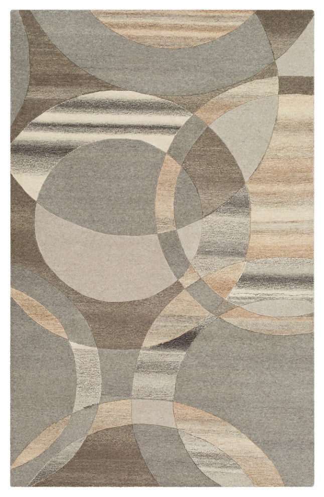 Surya Forum FM-7108 Modern Area Rug, Dark Brown, 10' x 14' Rectangle