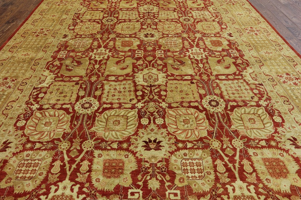 9'x12' Oriental Peshawar Wool Area Rug, W2262