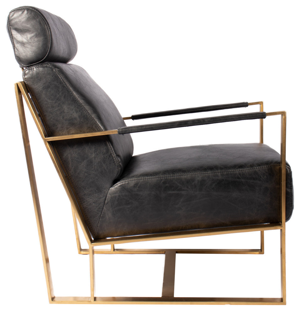 Paradiso Chair Onyx Black Leather