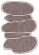 Jasper Modern Rustic Abstract Indoor/Outdoor Shaped Area Rug