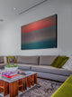 "Orange Sunset" Print on Brushed Aluminum, 45"x30"