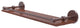 Prestige Skyline 22" Solid Wood Shelf with Gallery Rail, Antique Copper