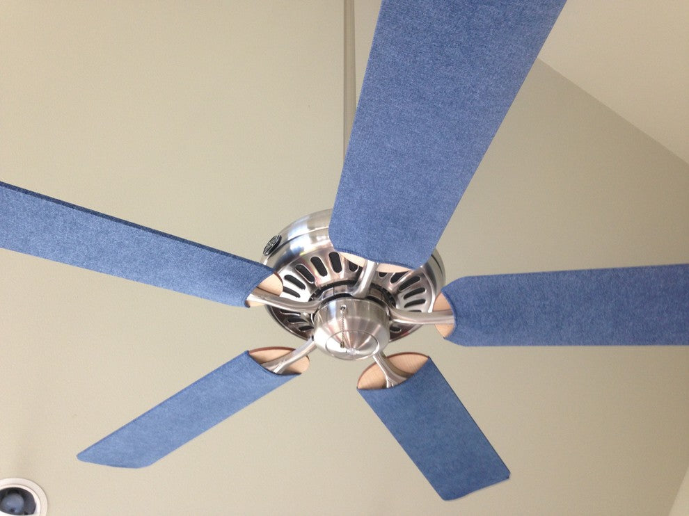 Denim Fan Blade Covers, Set of 5