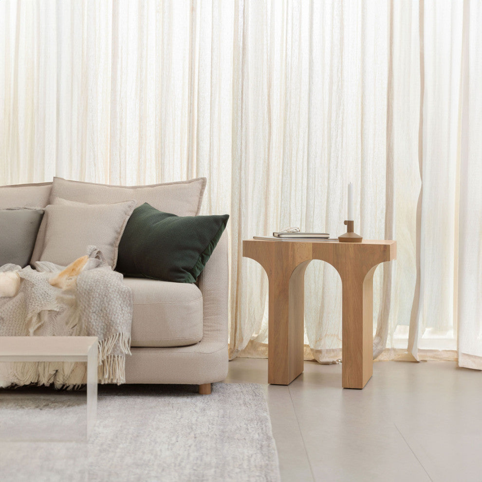 Bungalow Oak Side Table, Brown