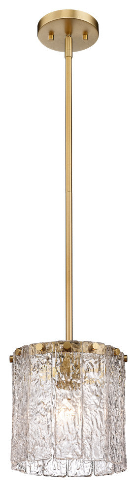 Z-Lite 1943P8-MGLD 1 Light Pendant, Modern Gold