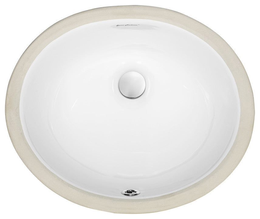 Monaco 16.5" Oval Under-Mount Bathroom Sink