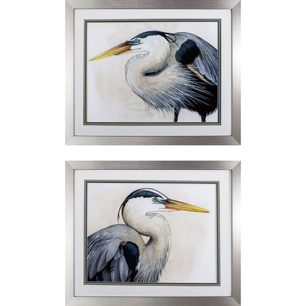 Blue Hunter Framed Art, 2-Piece Set