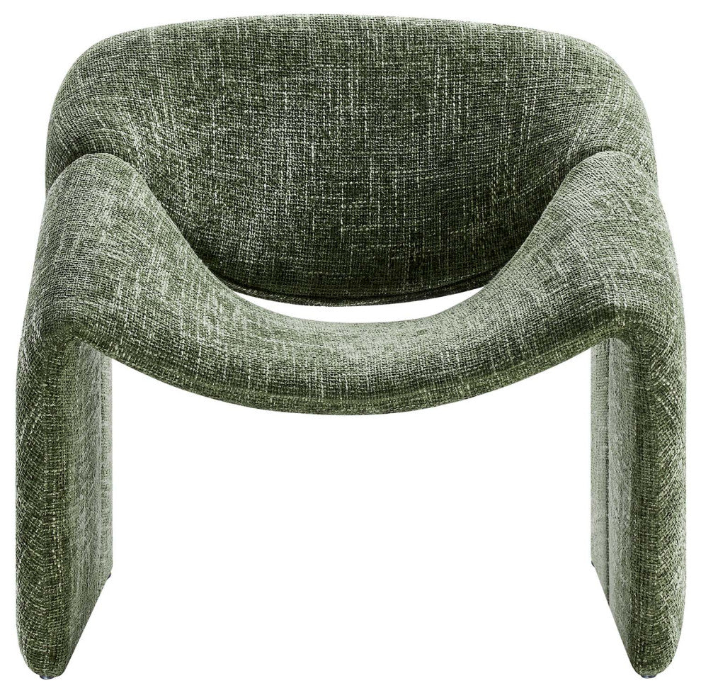 Vivi Chenille Upholstered Accent Chair - Basil