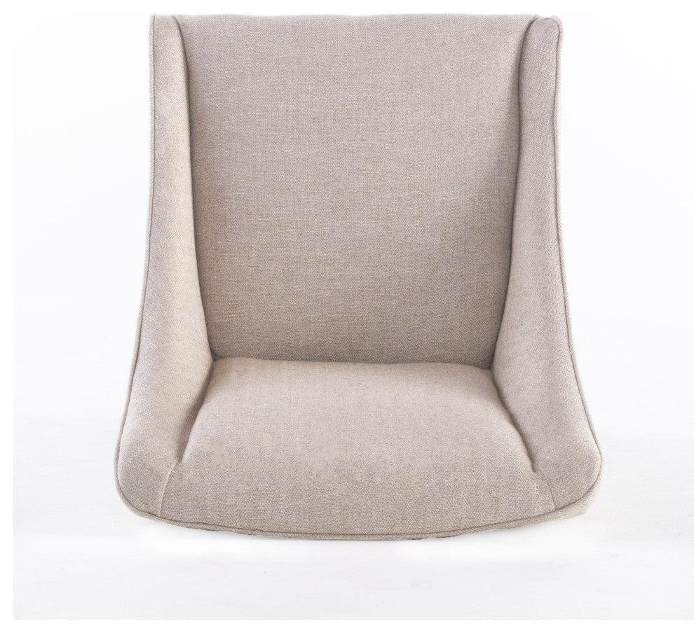 GDF Studio James Contemporary Fabric Upholstered Dining Chair