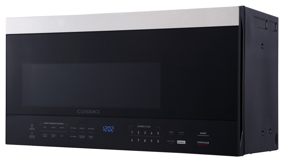 30" Over the Range Microwave Oven with Vent Fan, 1000W, 1.6 Cu. Ft. Capacity