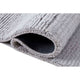 Bliss Solid Area Rug, Gray, 6'x9'