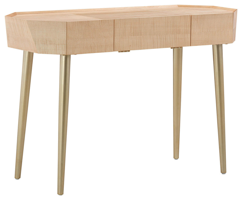 Sadie Natural Maple Vanity Desk - Natural