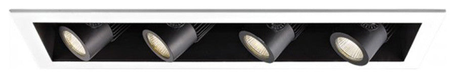 LED Precision Multiple Four-Light Trim, White