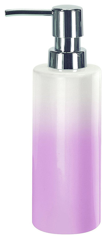 Luxurious Porcelain Bathroom Accessories, Phoenix, Crocus Pink, Soap Dispenser