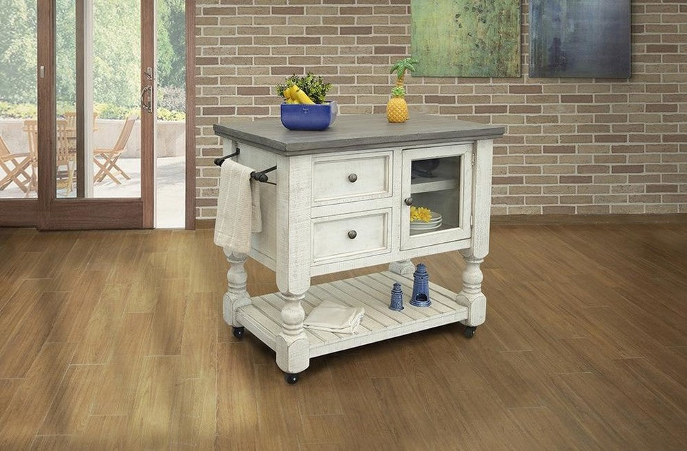 Stonegate Solid Wood Kitchen Island, 39"