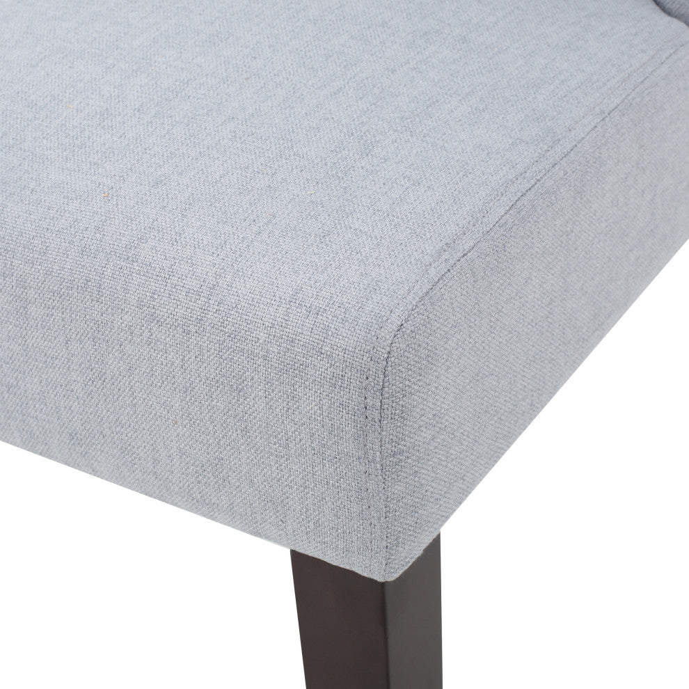 GDF Studio Cline Contemporary Fabric Wingback Dining Chair, Set of 2