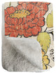 Laural Home Heirloom Floral Sherpa Throw Blanket