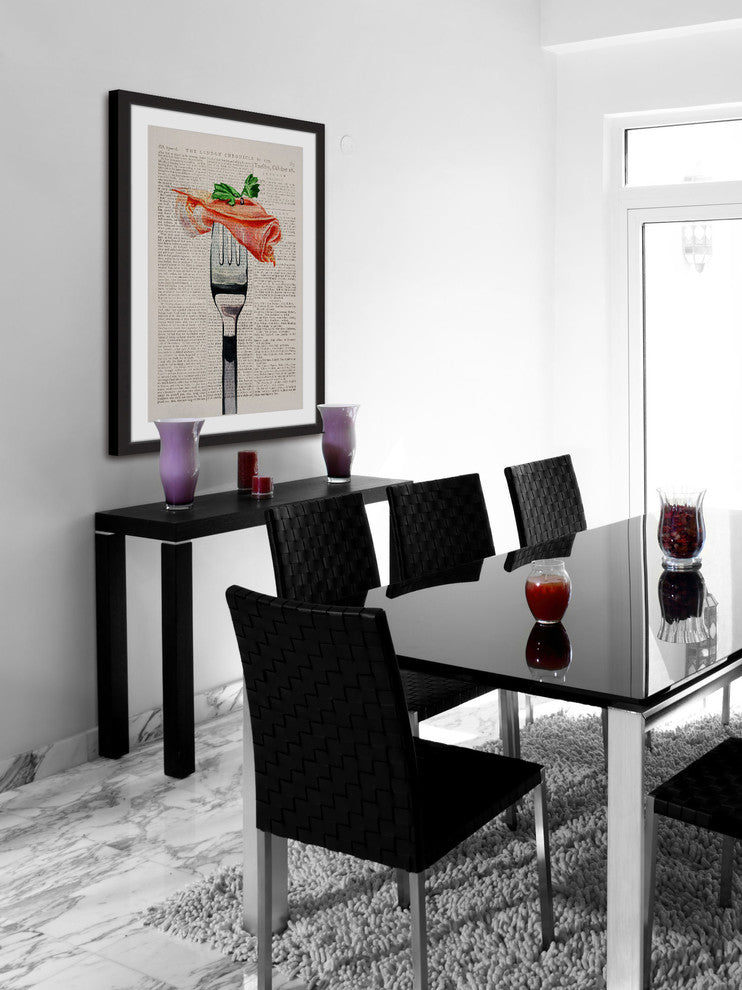 "Jamon Serrano II" Framed Painting Print, 16"x24"