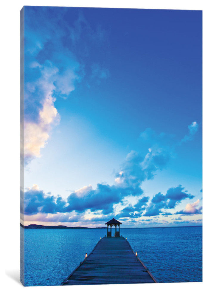 "Dock" by Lorne Resnick, 40x26x1.5