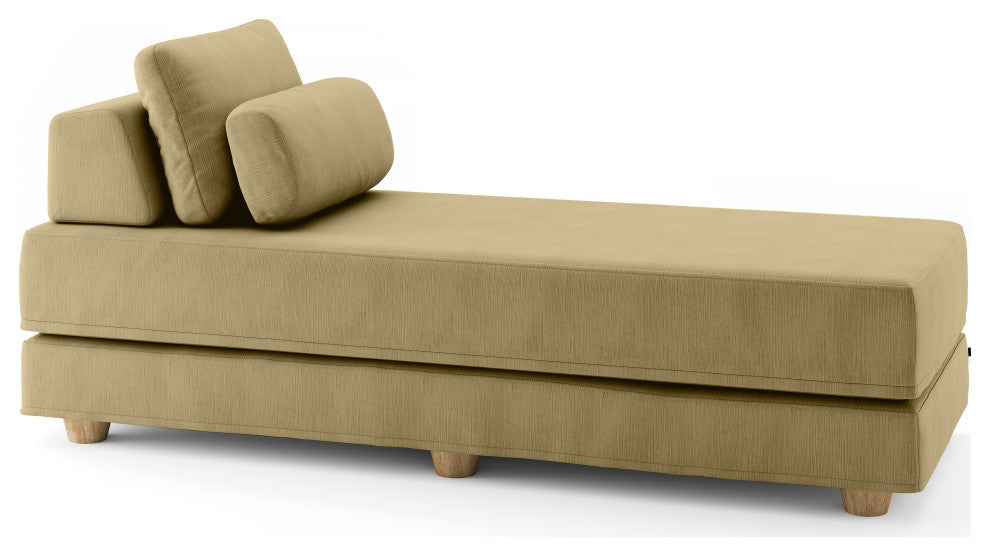 Jaxx Balshan Chaise Lounge Daybed, Camel