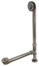 Kingston Brass Clawfoot Tub Drain, Polished Nickel