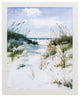 25" X 31" White Frame Dune View
