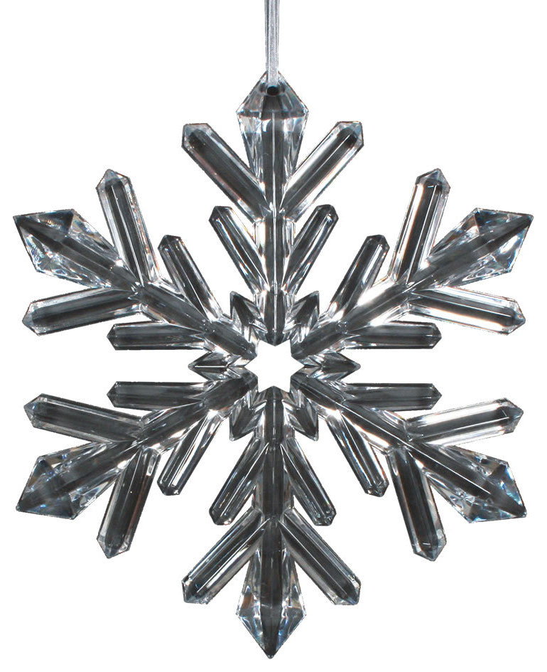 Vickerman M186400 1" Clear Acrylic Diamond Christmas Ornament Set