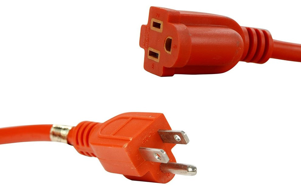 Sunlite Ex25 14/3 Heavy Duty 25' Orange Outdoor Extension Cord