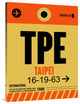 "TPE Taipei Luggage Tag 2" Fine Art Print