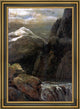 Johan Christian Claussen Dahl Nordisk Landskap Ved Innsjo Canvas Print, 18"x27"
