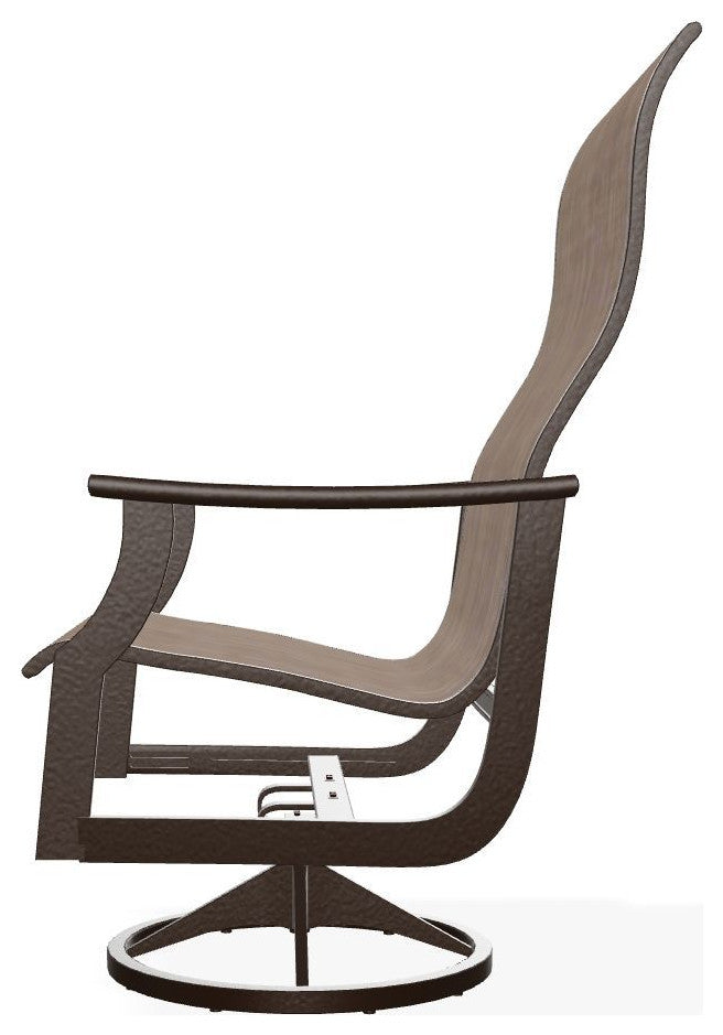 St. Catherine Sling Outdoor Supreme Swivel Rocker, Augustine Fennel/Kona