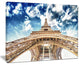 "Beautiful View of Paris Eiffel Tower Under Clouds" Wall Art, 40"x30"