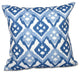 Hipster, Geometric Outdoor Pillow, Blue, 20"x20"
