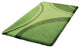 Non Slip Washable Microfiber Bathroom Rug, Verona, Thistle Green