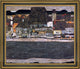 Egon Schiele Houses by River II (Old City II)