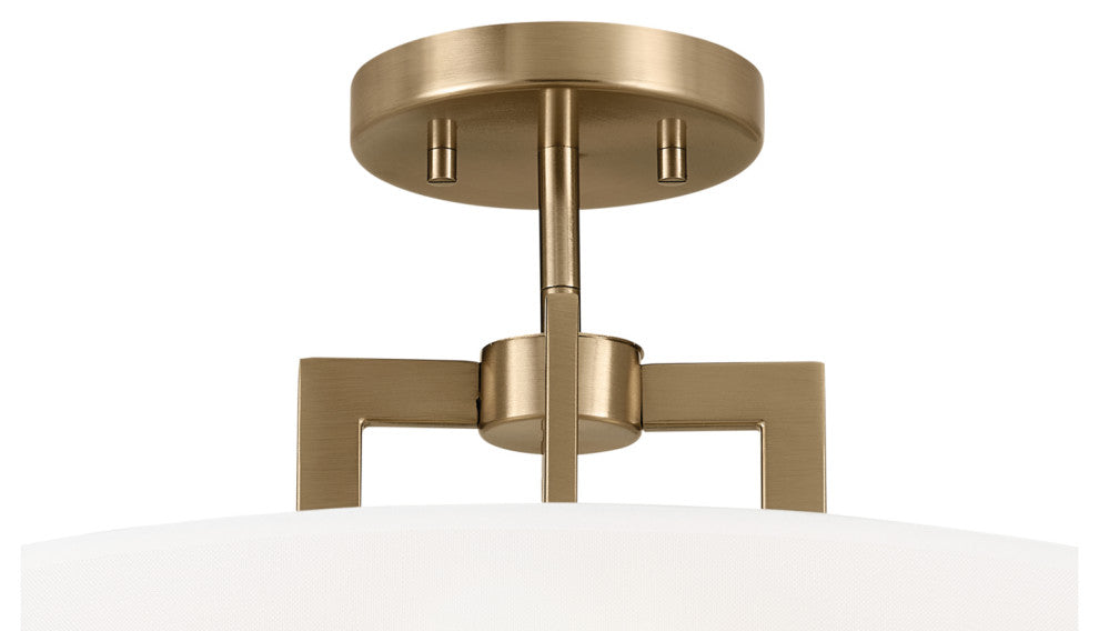 Malen 4 Light Semi Flush Light, Champagne Bronze, Champagne Bronze, 8 Light