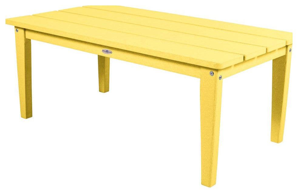 Adirondack Conversation Table, Sunbeam Yellow