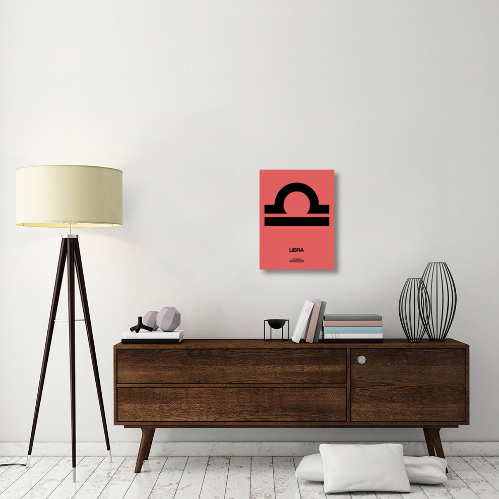 "Libra Zodiac Sign Black" Fine Art Print