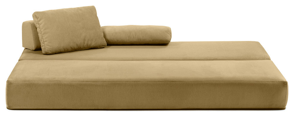 Jaxx Balshan Chaise Lounge Daybed, Camel