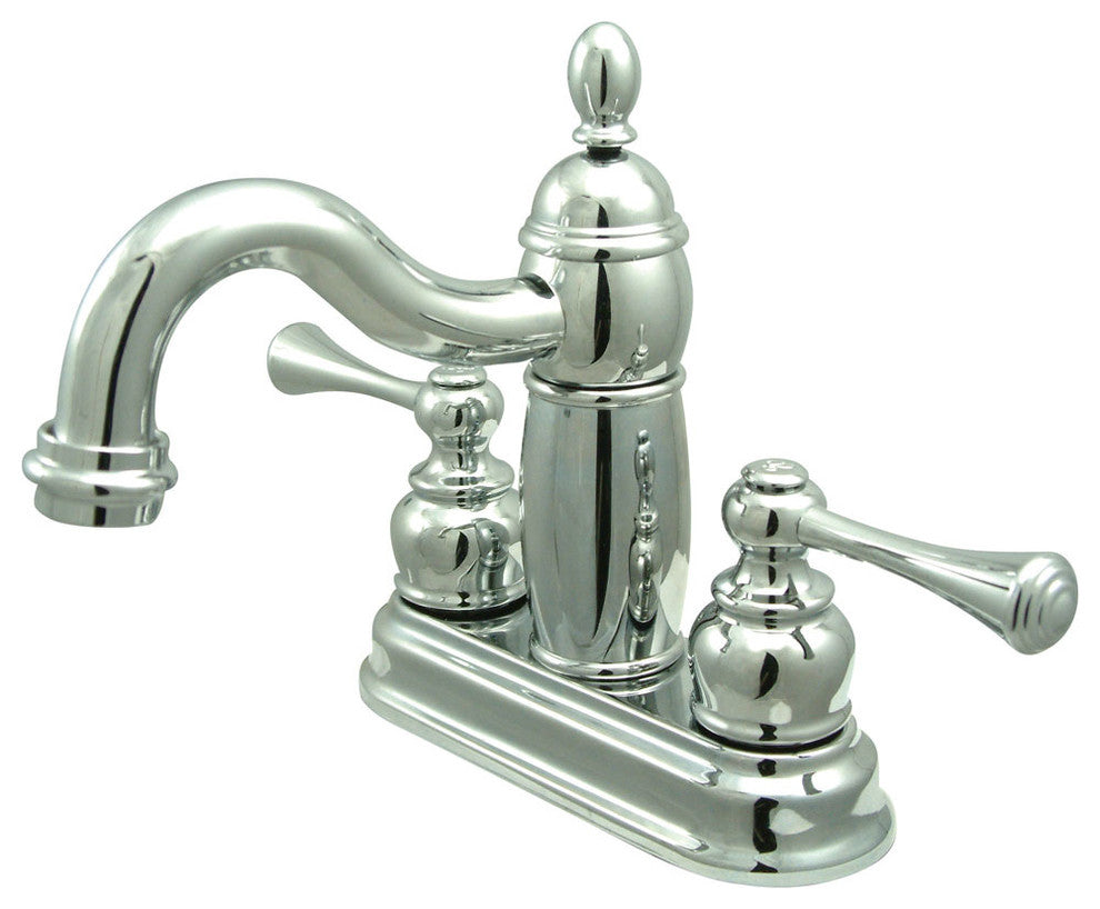 Heritage Two Handle 4" Centerset Lavatory Faucet with Retail Pop-up