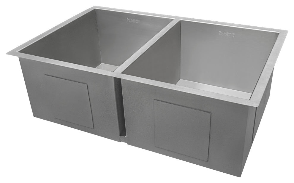 Ruvati RVH7350 Undermount Stainless Steel 30" Kitchen Sink Double Bowl