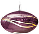 Orbit Pendant, The Vista Swirl Collection, Dark Violet