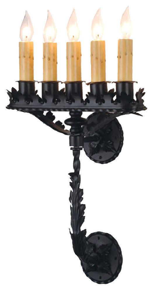 18.5W Victorian Theatre 5 LT Wall Sconce