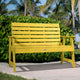 Riverside Garden Bench 4', Sunbeam Yellow