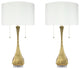 Urbanest, Set of 2, Messina Table Lamps, Antique Gold, 28" Tall