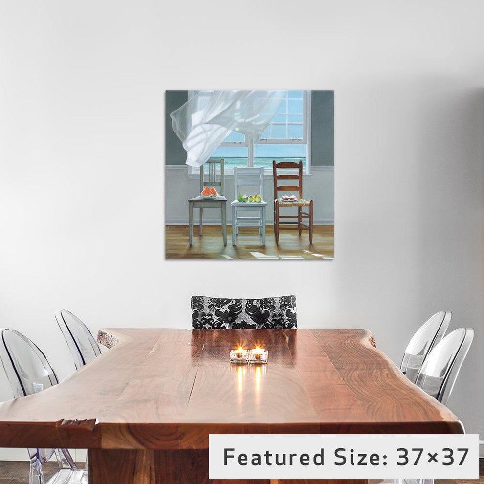 "Beach Therapy" by Karen Hollingsworth, 37x37x1.5