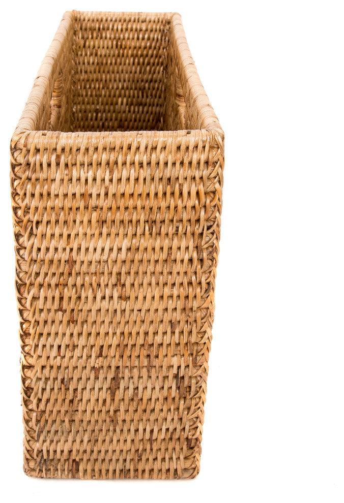 Artifacts Rattan™ Rectangular Magazine Holder, Honey Brown