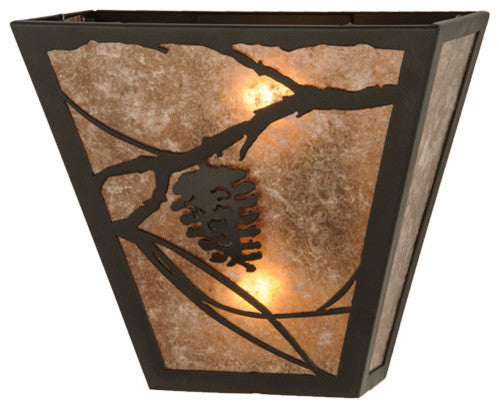 13W Whispering Pines Wall Sconce